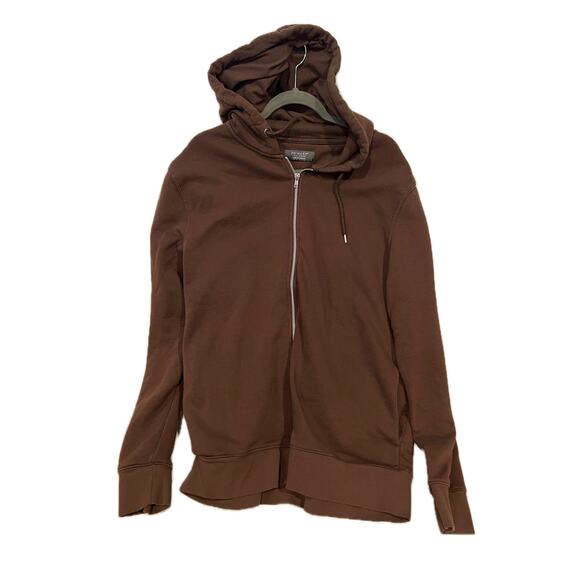 Primark Brown Full Zip Up Hoodie Mens 2XL - Picture 1 of 3